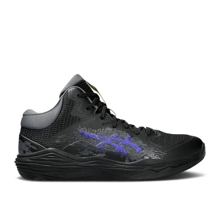 アシックス Asics 【 Nova Flow 2 'Black Blue Violet' Men Black/Blue Violet 】 フローレス 青色 ブルー メンズ 黒色 ブラック 青色 ブルー 紫・バイオレット|スニケス