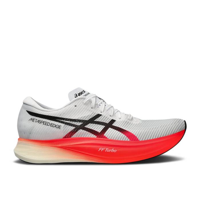アシックス Asics 【 Metaspeed Edge+ \u0027White Sunrise Red\u0027 Men White/Black 】 メンズ 白いこと 白いこと 黒いこと 黒いこと