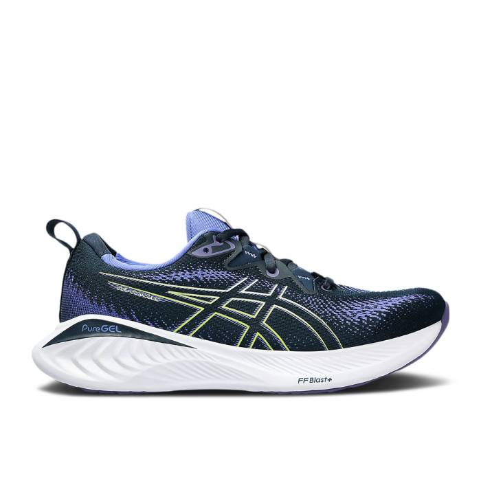 アシックス Asics 【 Wmns Gel Cumulus 25 'French Blue Illuminate Yellow' Women French Blue/Illuminate Yellow 】 青色 ブルー レディース 青色 ブルー yellow 黄色・イエロー