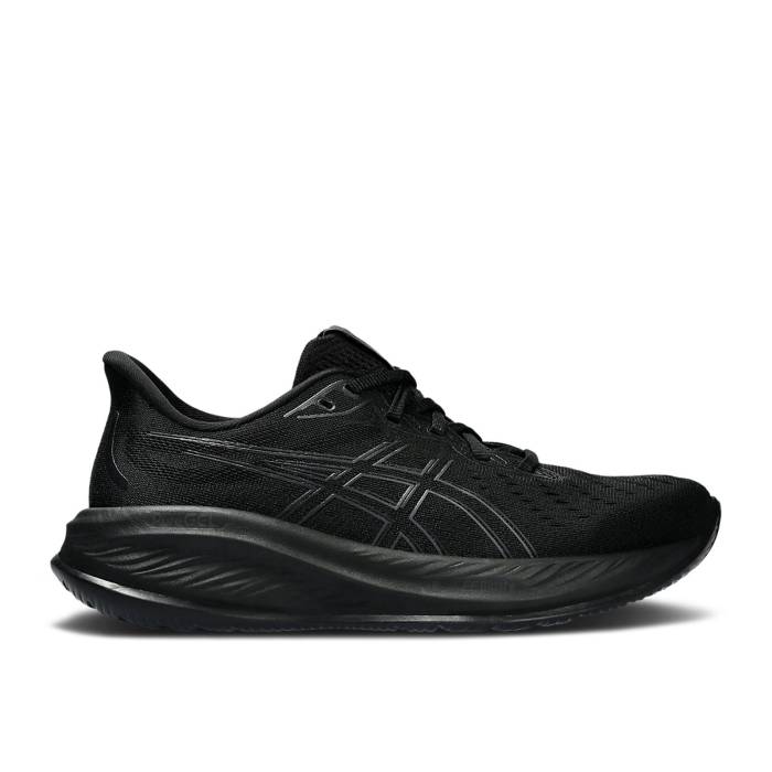 アシックス Asics 【 Wmns Gel Cumulus 26 \u0027Triple Black\u0027 Women Black/Black 】 レディース 黒いこと 黒いこと