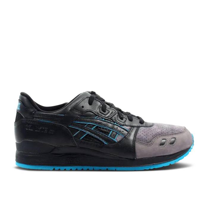 アシックス Asics 【 Ronnie Fieg X Gel Lyte 3 'Leatherback' Special Box Men Black/Grey/Teal 】 special スペシャル ボックス メンズ 黒色 ブラック 灰色 グレー｜スニケス