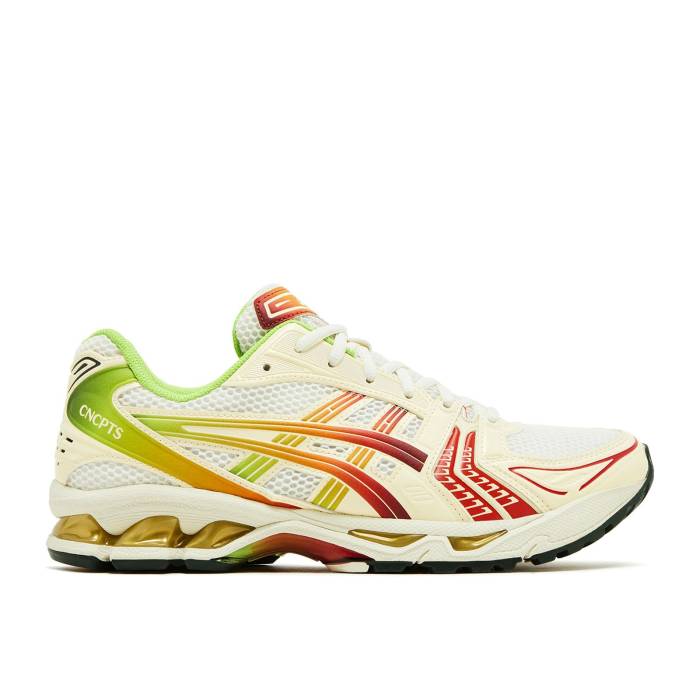 アシックス Asics 【 Concepts X Gel Kayano 14 \u0027Out Of Office\u0027 Men Cannoli Cream/Poinciana 】 メンズ 皮膚軟化剤