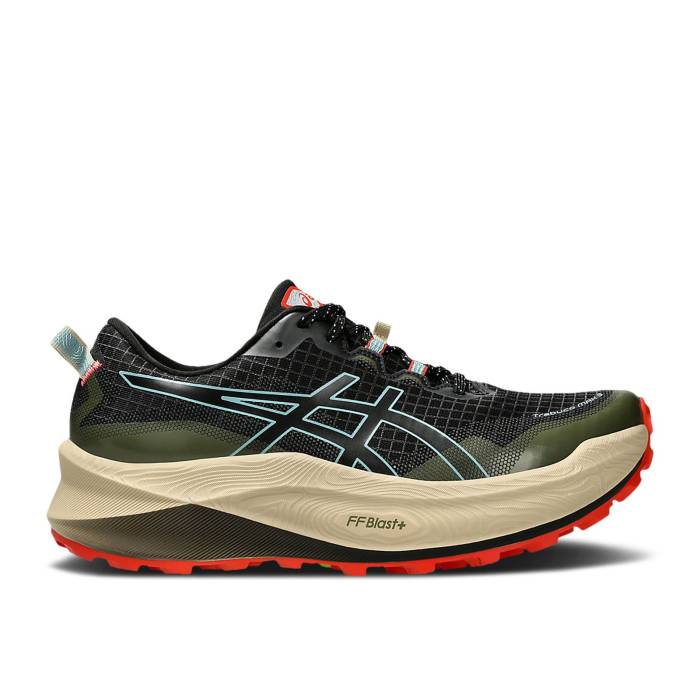 アシックス Asics 【 Trabuco Max 3 \'Black Green Smoke Blue\' Men Black/Smoke Blue 】 マックス green 緑・グリーン メンズ 黒色 ブラック 青色 ブルー