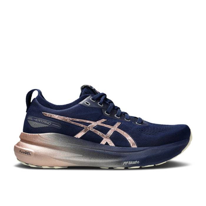 アシックス Asics 【 Wmns Gel Kayano 31 Platinum \u0027Blue Expanse Rose Gold\u0027 Women Blue Expanse/Rose Gold 】 Platinum プラチナム Rose サクラ色 レディース 青味 青み Rose サクラ色 ゴールド