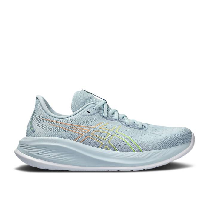 アシックス Asics 【 Gel Cumulus 26 \u0027Cool Grey Safety Yellow\u0027 Men Cool Grey/Safety Yellow 】 薄墨色 薄墨色 メンズ 冷やりとした 薄墨色 薄墨色 yellow 黄味がかった・黄色