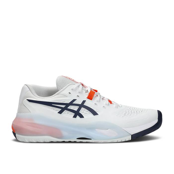 アシックス Asics 【 Gel Resolution X White Indigo Fog Men White/Indigo Fog 】 藍色・インディゴ メンズ 白色 ホワイト 藍色・インディゴ