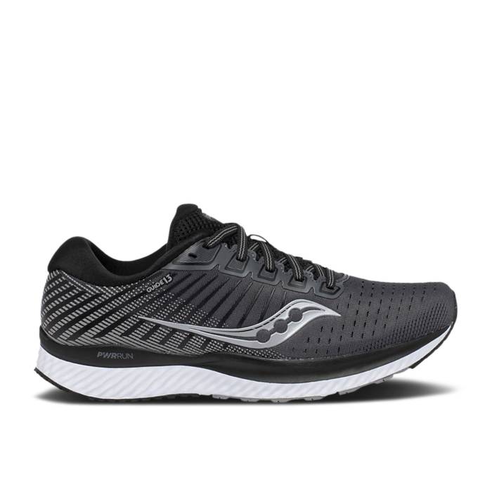 サッカニー Saucony 【 Wmns Guide 13 \u0027Black White\u0027 Women Black/White 】 13 サー青二才 レディース 黒いこと 黒いこと 白いこと 白いこと