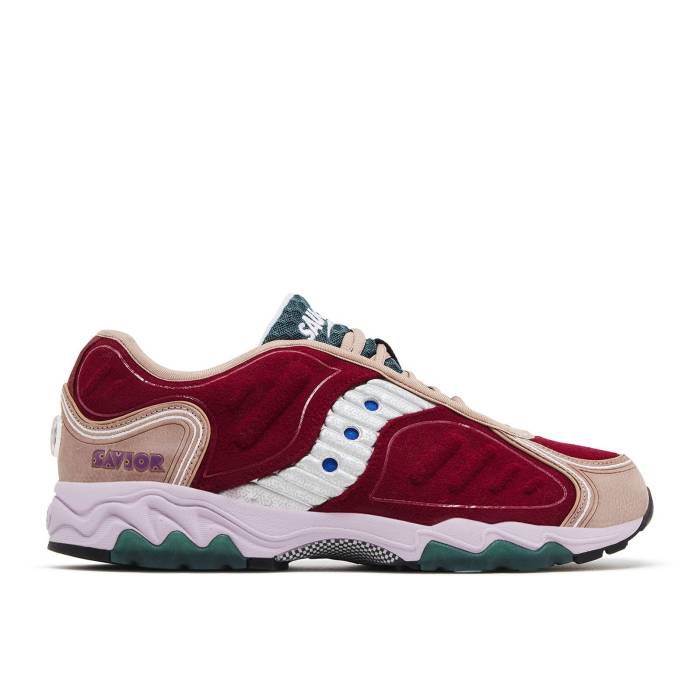 サッカニー Saucony 【 Jae Tips X Matrix \u0027No Shoes In The House - Cranberry\u0027 Men Cranberry 】 シューズ 運動すること靴 メンズ