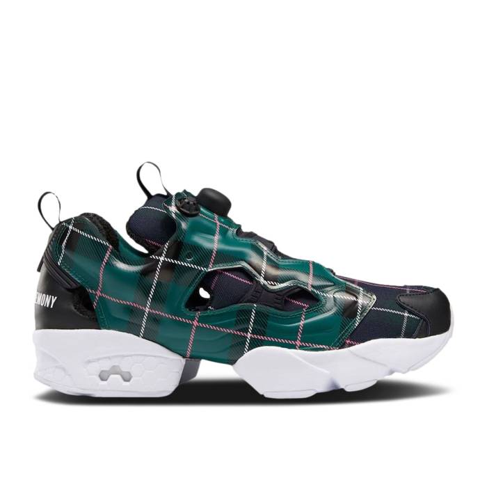 リーボック Reebok 【 Opening Ceremony X Instapump Fury Og Green Plaid Men White/Black/Pantone 】 メンズ 白色 ホワイト 黒色 ブラック