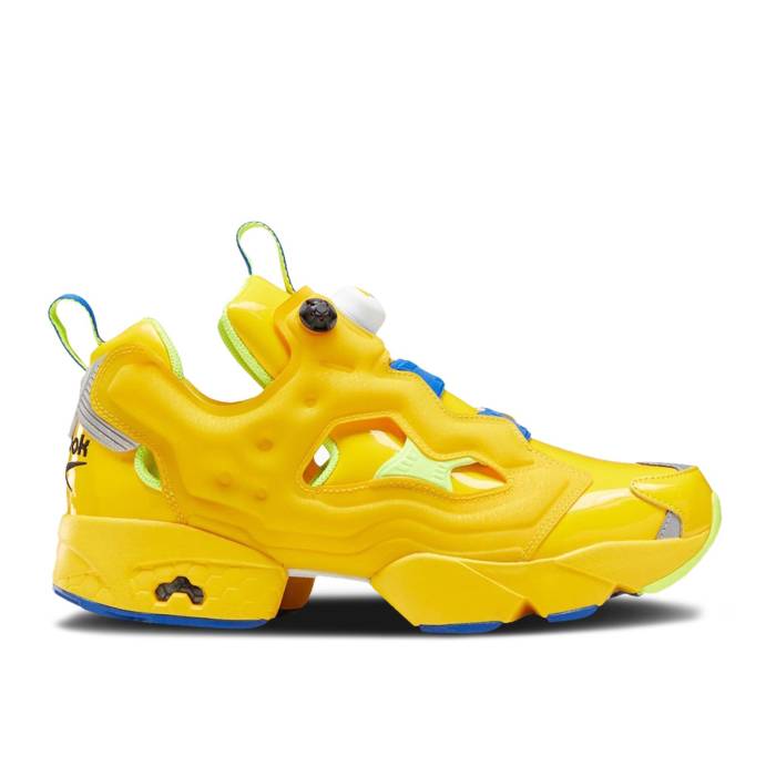 リーボック Reebok 【 Illumination X Instapump Fury Minions Men Primal Yellow/Solar Yellow/Humble Blue 】 メンズ yellow 黄色・イエロー 青色 ブルー