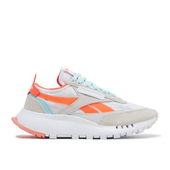リーボック Reebok 【 Wmns Classic Leather Legacy \u0027White Orange Flare\u0027 Women White/Orange Flare/Digital Glow 】 古典派音楽 なめし革 legacy レガシー orange 橙・オレンジ色 レディース 白いこと 白いこと orange 橙・オレンジ色