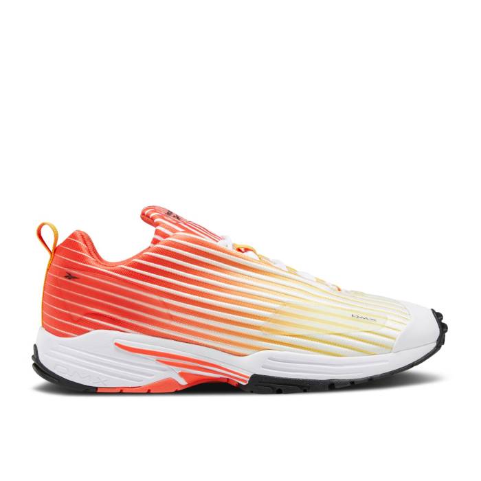 リーボック Reebok 【 Dmx Thrill \u0027Vivid Orange Fierce Gold\u0027 Men Vivid Orange/White/Fierce Gold 】 orange 橙・オレンジ色 メンズ orange 橙・オレンジ色 白いこと 白いこと ゴールド スニーカー-靴-メンズ靴