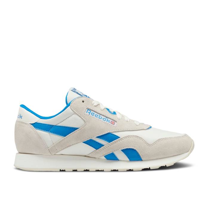 リーボック Reebok 【 Classic Nylon 1991 Vintage \u0027Chalk Modern Blue\u0027 Men Chalk/Modern Blue/Alabaster 】 古典派音楽 ナイロン vintage ビンテージ・ヴィンテージ 今めかしい メンズ 今めかしい 青味 青み