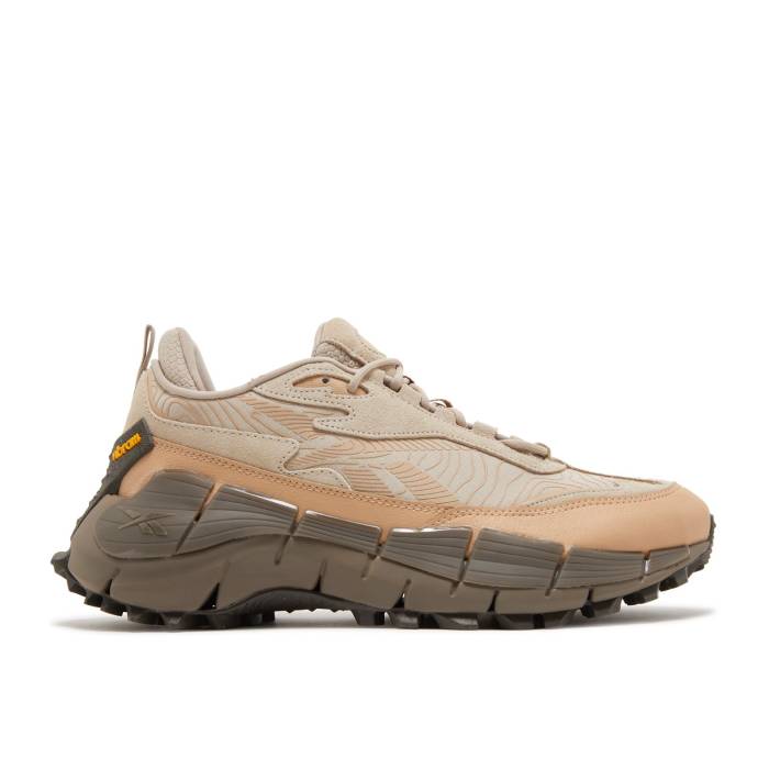 リーボック Reebok 【 Zig Kinetica 2.5 Edge \u0027Modern Beige Sahara\u0027 Men Modern Beige/Sahara/Trek Grey 】 Zig ジッグ ベージュ メンズ 今めかしい ベージュ 薄墨色 薄墨色