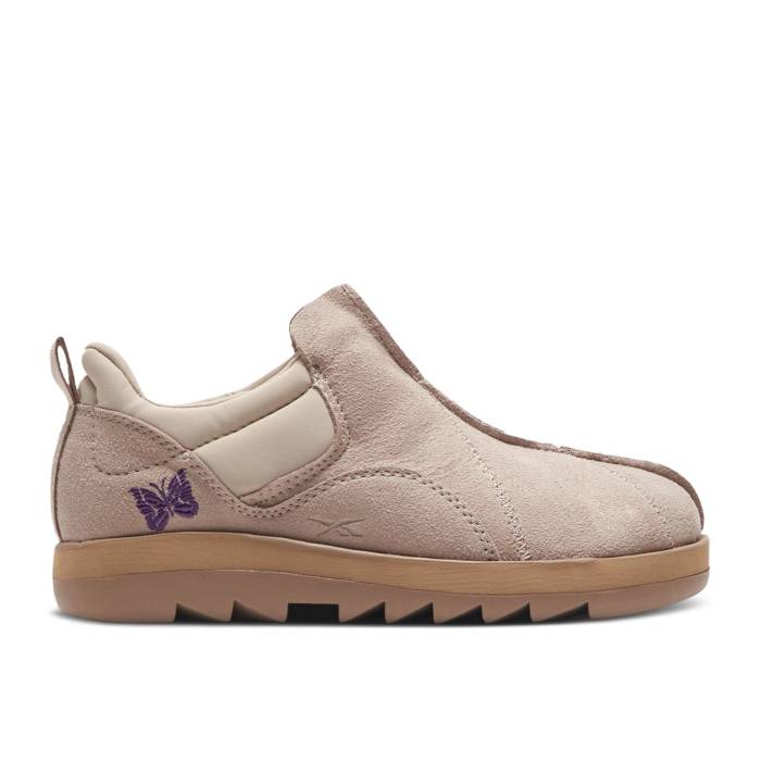 リーボック Reebok 【 Needles X Beatnik \u0027Beige\u0027 Men Mod Beige/Sand Beige/Extreme Purple 】 メンズ ベージュ 砂色・真砂 Purple 紫・パープル
