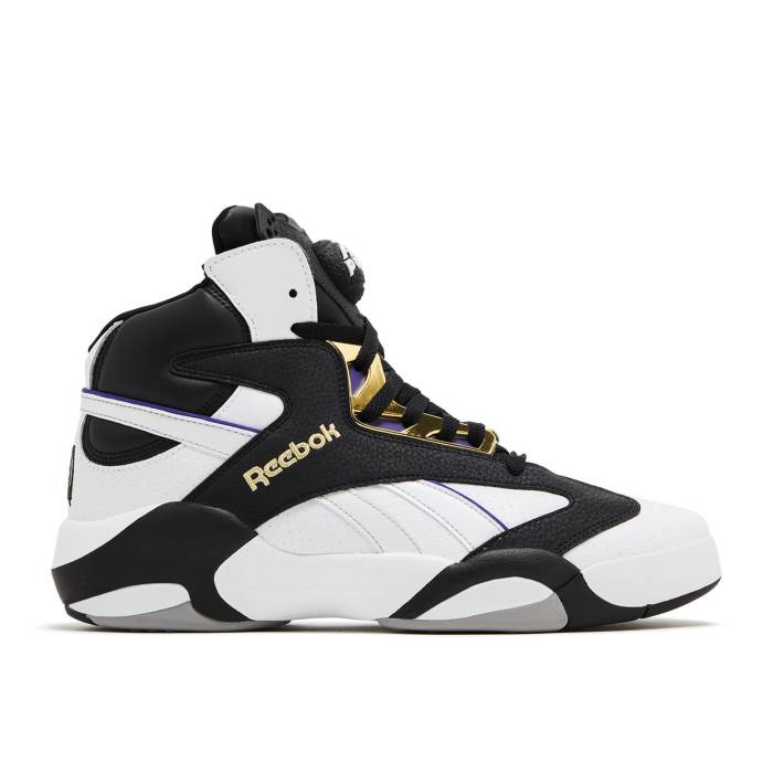 リーボック Reebok 【 Shaq Attaq 'Mvp' Men White/Core Black/Gold Metallic 】 シャック メンズ 白色 ホワイト コア 黒色 ブラック ゴールド