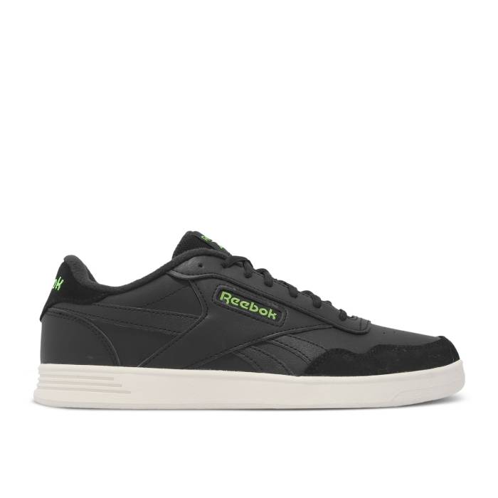 リーボック Reebok 【 Court Advance 'Black Lime Silver' Men Core Black/Lime Silver/Chalk White 】 コート ライム メンズ コア 黒色 ブラック ライム Silver 銀色・シルバー 白色 ホワイト