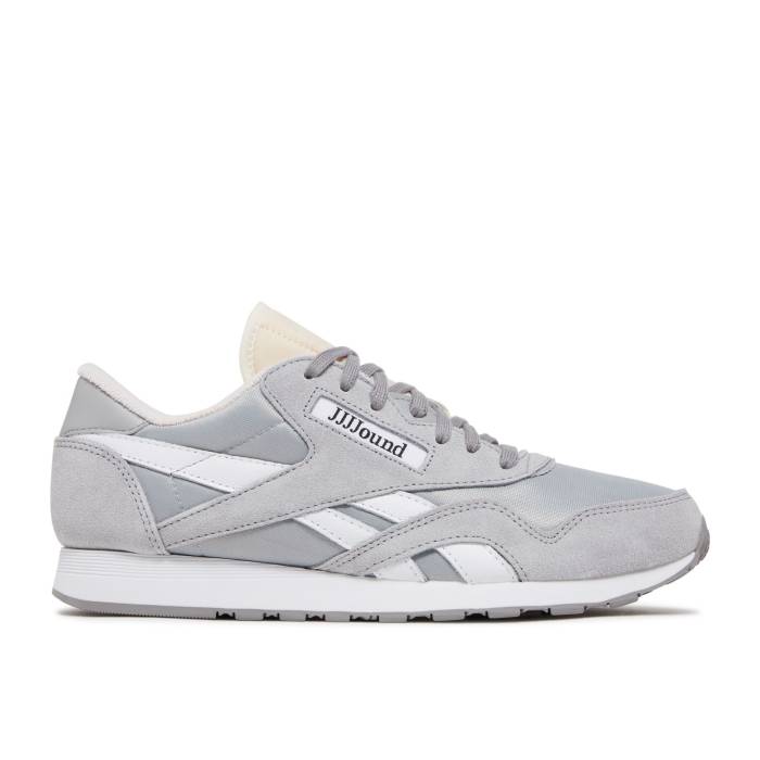 リーボック Reebok 【 Jjjjound X Classic Nylon 'Grey' Men True Grey 3/White/Alabaster/Pearlized 】 クラシック ナイロン メンズ 灰色 グレー 白色 ホワイト