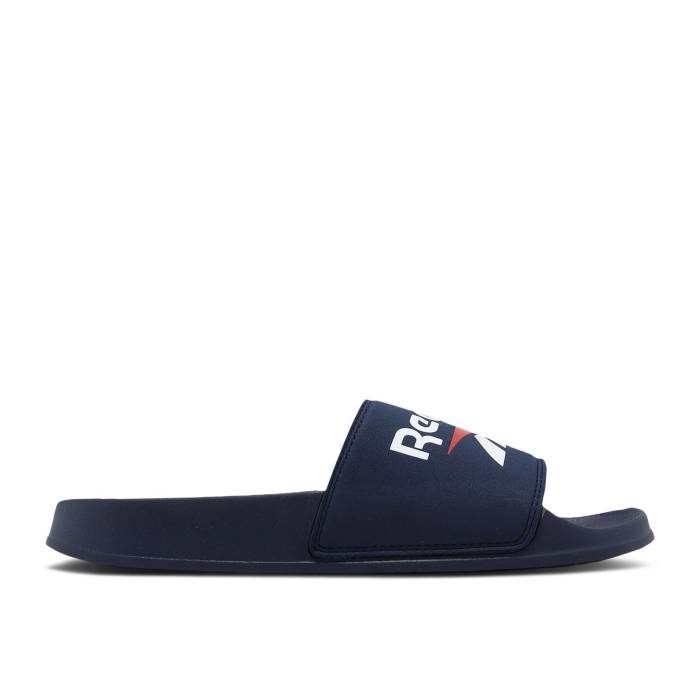 リーボック Reebok 【 Fulgere Slide \u0027Vector Navy\u0027 Men Vector Navy/Cloud White/Vector Red 】 Slide サンダル メンズ 紺色 米国海軍 白いこと 白いこと Red 赤・赤いこと