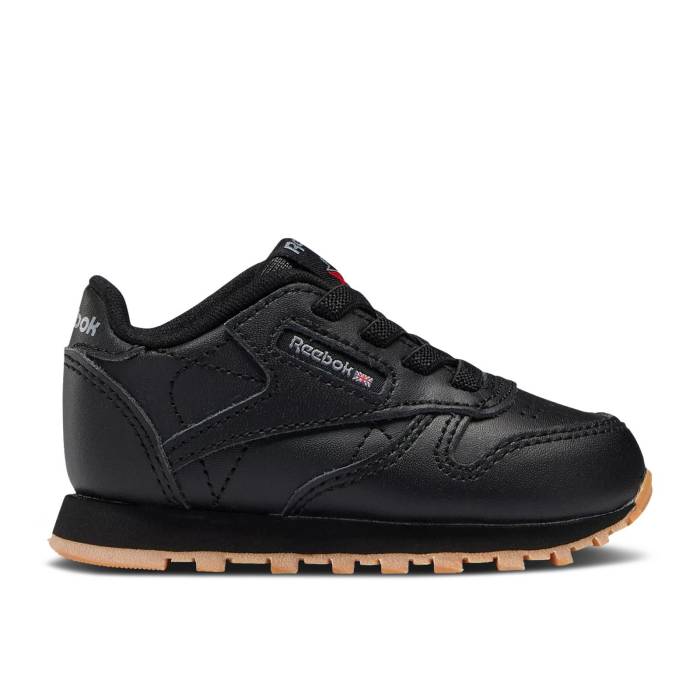 リーボック Reebok 【 Classic Leather Toddler 'Black Gum' Infant Core Black/Core Black/Gum 】 クラシック レザー ベビー 赤ちゃん用 ベビー コア 黒色 ブラック｜スニケス