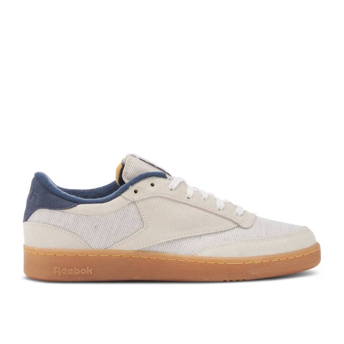 リーボック Reebok 【 Western Hydrodynamic Research X Club C 85 \u0027Chalk Indigo\u0027 Men White/Chalk/Indigo 】 ウェスタン 野球クラブ メンズ 白いこと 白いこと 藍色・インディゴ