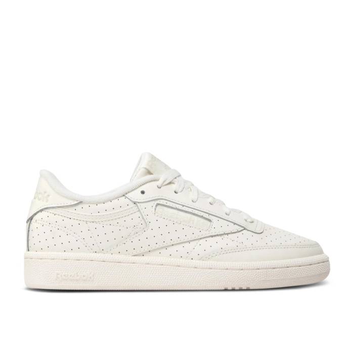 リーボック Reebok 【 Wmns Club C 85 'Chalk Alabaster Perforated' Women Chalk/Chalk/Alabaster 】 クラブ レディース｜スニケス