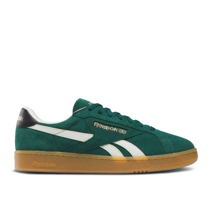 リーボック Reebok 【 Club C Grounds Uk \u0027Collegiate Green\u0027 Men Collegiate Green/Black/Gum 】 野球クラブ メンズ green 緑・緑であること 黒いこと 黒いこと