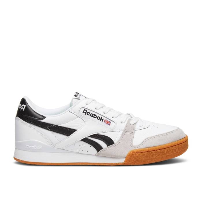 リーボック Reebok 【 Phase 1 Pro Mu 'White Black Gum' Men Gum/White/Black/Snowy Grey 】 フェイズ プロ 黒色 ブラック メンズ 白色 ホワイト 黒色 ブラック 灰色 グレー