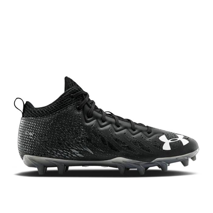 アンダーアーマー Under Armour 【 Spotlight Select Mid Mc 'Haptic Print - Black' Men Black/Black/White 】 Select セレクト ミッド メンズ 黒色 ブラック 白色 ホワイト