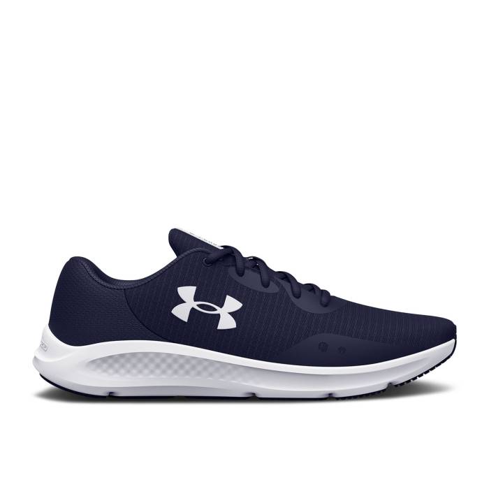 アンダーアーマー Under Armour 【 Charged Pursuit 3 Tech 'Midnight Navy' Men Midnight Navy/White 】 テック メンズ 紺色 ネイビー 白色 ホワイト