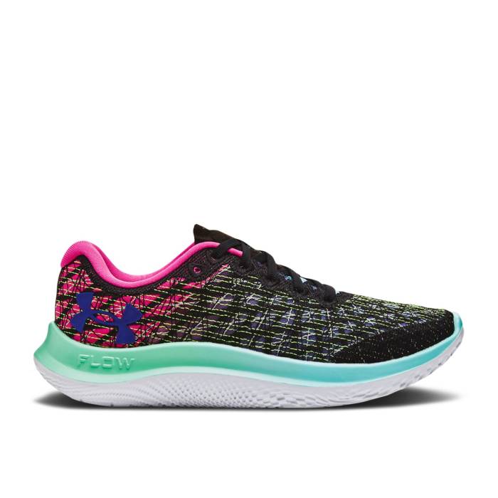 アンダーアーマー Under Armour 【 Wmns Flow Velociti Wind 2 \u0027Speed Overdrive\u0027 Women Black/Blue Foam/Royal 】 流出受け答え レディース 黒いこと 黒いこと 青碧 青碧