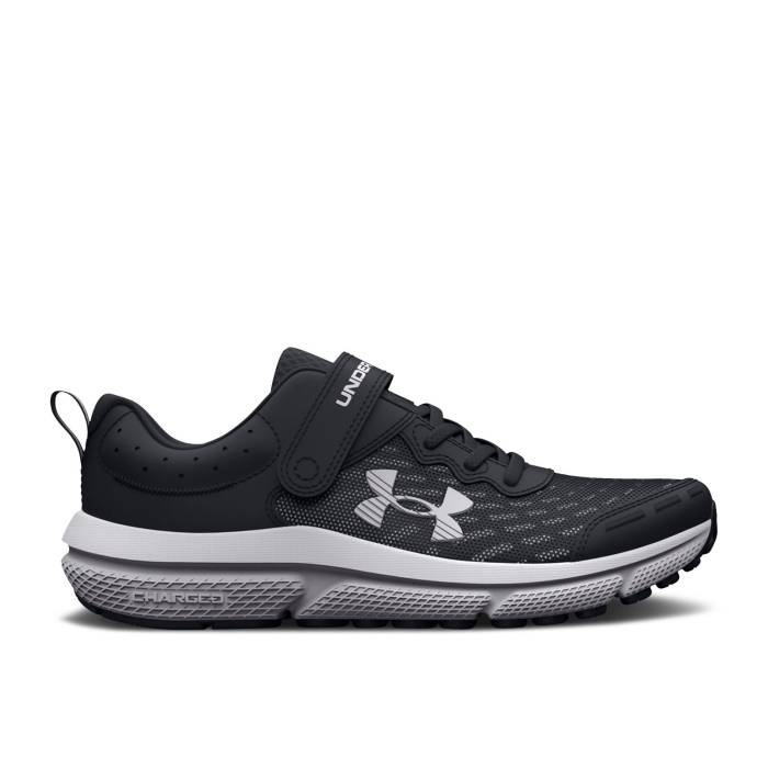 アンダーアーマー Under Armour 【 Assert 10 Ac Ps Wide 'Black White' Youth Black 】 ジュニア キッズ 黒色 ブラック｜スニケス