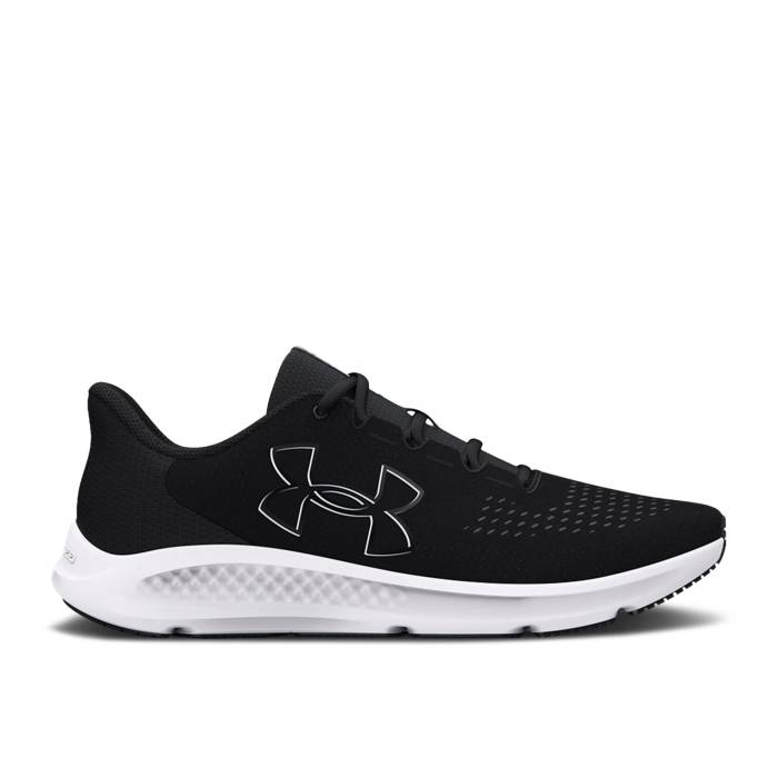 アンダーアーマー Under Armour 【 Wmns Charged Pursuit 3 Big Logo - Black White Women Black/White 】 ロゴ 黒色 ブラック レディース 黒色 ブラック 白色 ホワイト