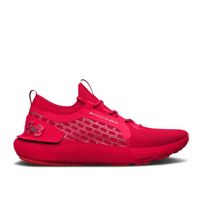 アンダーアーマー Under Armour 【 Hovr Phantom 3 Se Reflect \u0027Red Metallic Silver\u0027 Men Red/Metallic Silver 】 メンズ Red 赤・赤いこと Silver しろがね色・しろがね色