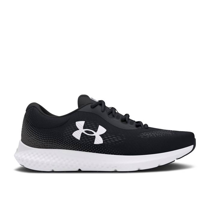 アンダーアーマー Under Armour 【 Charged Rogue 4 \u0027Black White\u0027 Men Black/White 】 メンズ 黒いこと 黒いこと 白いこと 白いこと