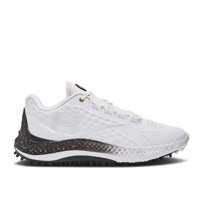 アンダーアーマー Under Armour 【 Curry 1 Golf \u0027White Black\u0027 Men White/Black 】 カリー golf ゴルフ メンズ 白いこと 白いこと 黒いこと 黒いこと