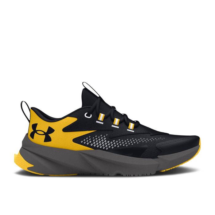 アンダーアーマー Under Armour 【 Scramjet 6 Gs 'Black Taxi' Youth Black/Taxi 】 ジュニア キッズ 黒色 ブラック｜スニケス