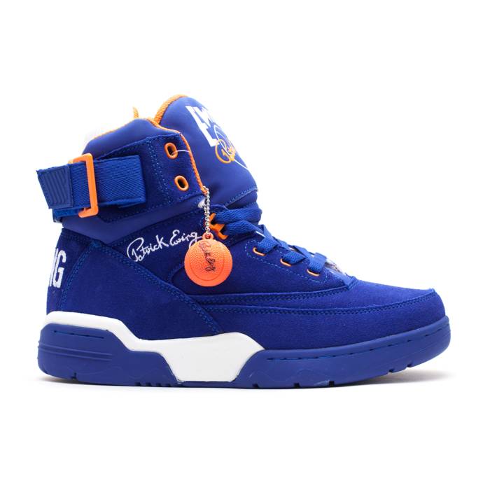 ユーイングアスレティックス Ewing 【 33 Hi 'Knicks Away' Men Royal/White/Orange 】 メンズ 白色 ホワイト orange 橙・オレンジ