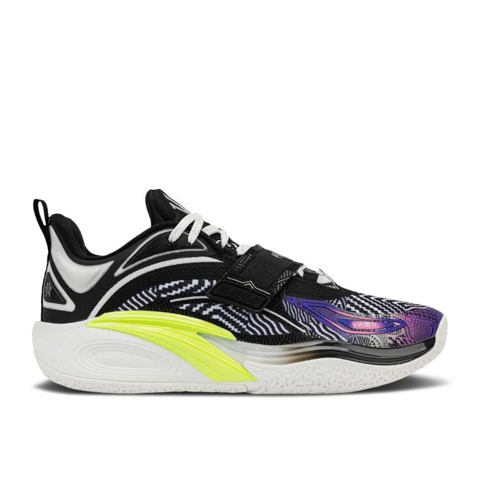 Anta 【 Kai 1 \u0027Enlightened Warrior\u0027 China Release Men Black/White/Purple/Orange 】 メンズ 黒いこと 黒いこと 白いこと 白いこと Purple 紫・パープル orange 橙・オレンジ色