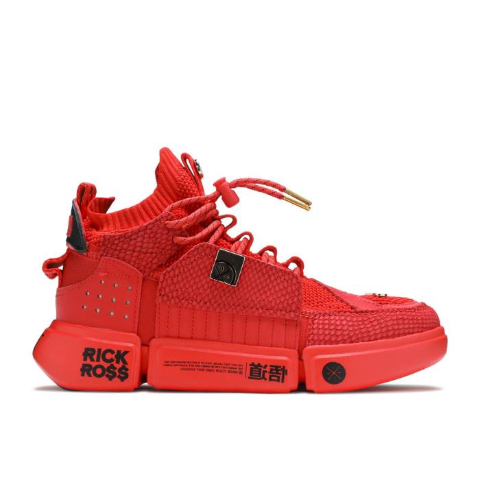 リーニン Li-Ning 【 Rick Ross X Wade Essence 2 \u0027The Trend\u0027 Men Red/Red/Black 】 ウェイド メンズ Red 赤・赤いこと 黒いこと 黒いこと
