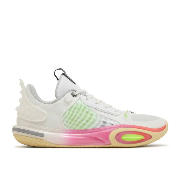 リーニン Li-Ning 【 Wade All City 11 'Blossom' Men White/Pink/Orange/Green 】 ウェイド シティ メンズ 白色 ホワイト pink ピンク orange 橙・オレンジ green 緑・グリーン 29,008円