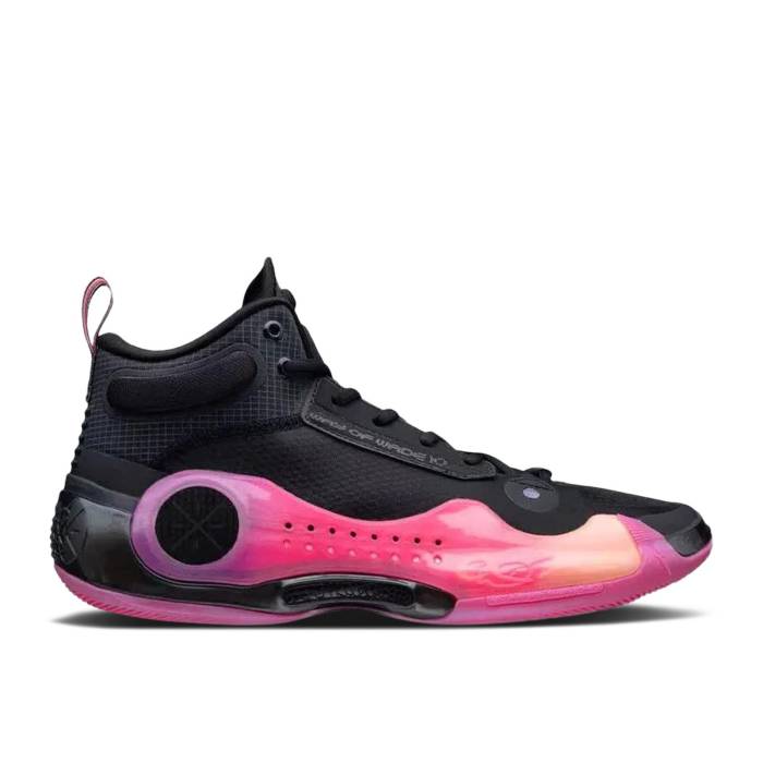 リーニン Li-Ning 【 Way Of Wade 10 unrise Men Black/Pink 】 ウェイド メンズ 黒色 ブラック pink ピンク