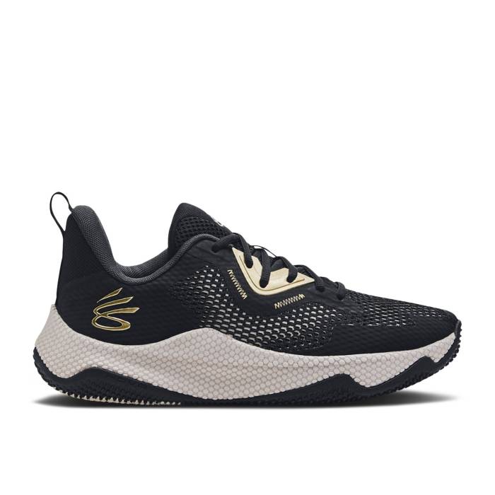 Curry Brand 【 Curry Hovr Splash 3 'Black Metallic Gold' Men Black/Jet Grey/Metallic Gold 】 カリー メンズ 黒色 ブラック 灰色 グレー ゴールド