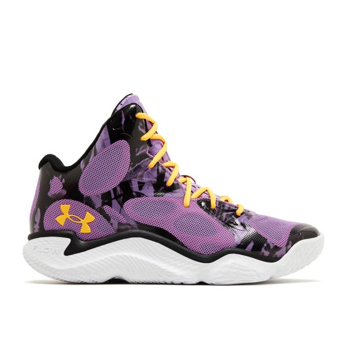 Curry Brand 【 Curry Spawn Flotro \u0027Voodoo\u0027 Men Provence Purple/Black/Nova Orange 】 カリー メンズ Purple 紫・パープル 黒いこと 黒いこと orange 橙・オレンジ色