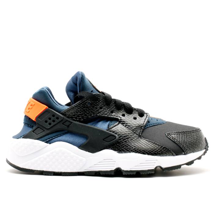 ナイキ Nike 【 Wmns Air Huarache Run Women Black/Hyper Crimson-Space Blue 】 Huarache ハラチ 幽客 レディース 黒いこと 黒いこと 青味 青み