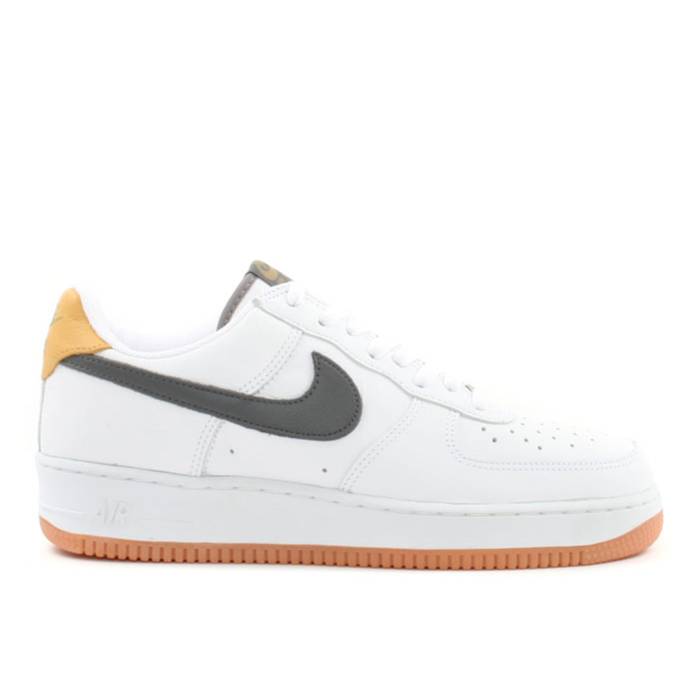 ナイキ Nike 【 Air Force 1 Men White/Light Graphite-Buck-Camper Green 】 メンズ 白いこと 白いこと green 緑・緑であること