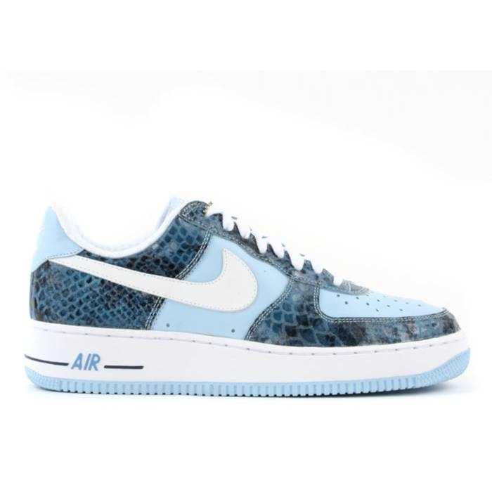 ナイキ Nike 【 Wmns Air Force 1 Premium Women Ice Blue-Wht-Mid Navy-U Blue 】 Premium 割り増し金 レディース 青碧 青碧