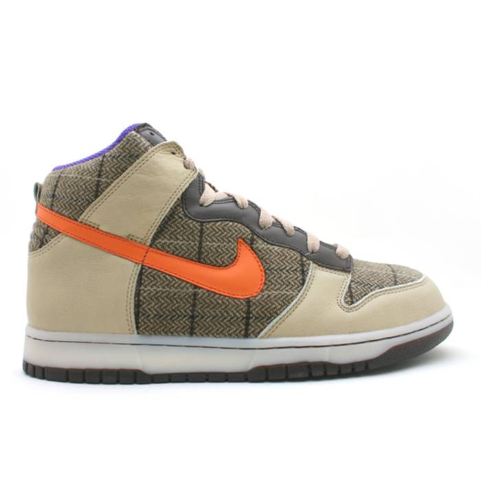 ナイキ Nike 【 Dunk High Premium Men Tweed/Orange Blaze-Varsity-Purple 】 ダンク ご機嫌 Premium 割り増し金 メンズ orange 橙・オレンジ色