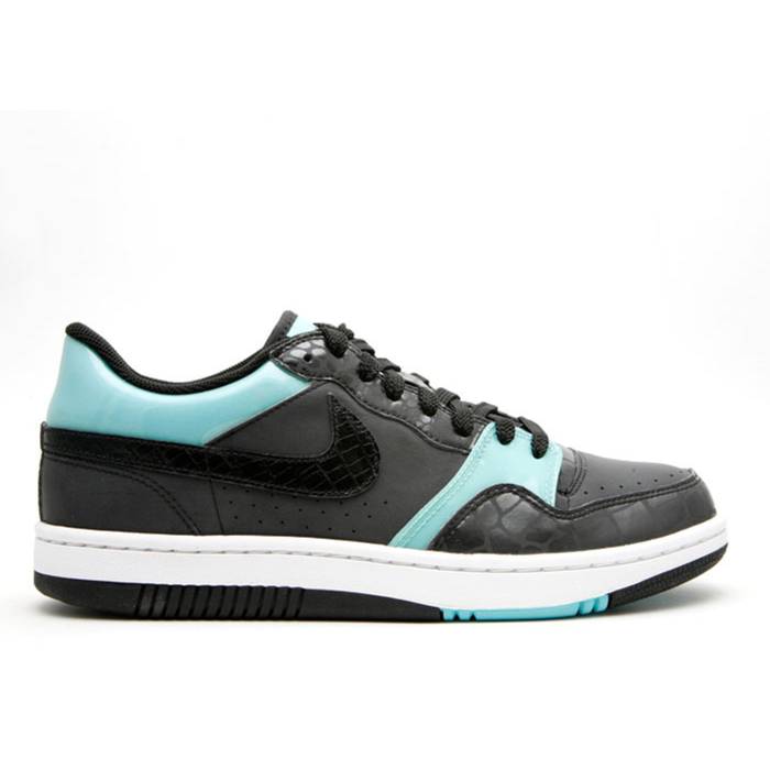 ナイキ Nike 【 Court Force Low Men Black/Black-Turquoise 】 コート メンズ 黒色 ブラック