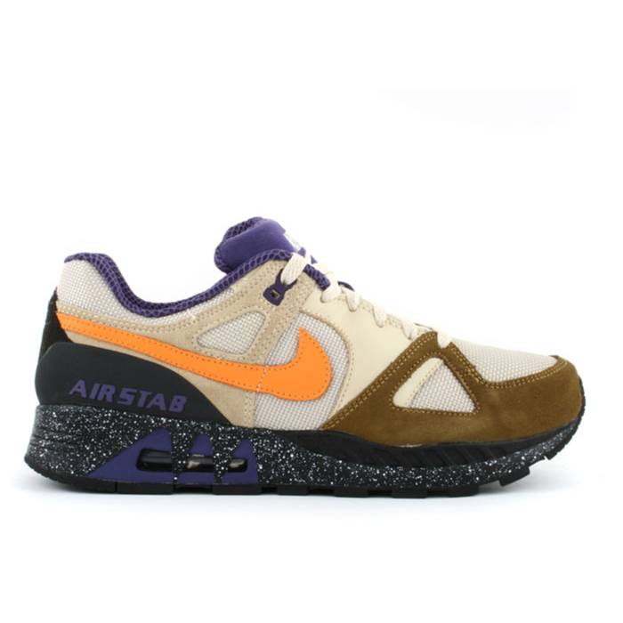 ナイキ Nike 【 Air Stab Premium Men Vegas Gold/Shock Orange-Spanish Moss 】 Premium プレミアム メンズ ベガス ゴールド ショック